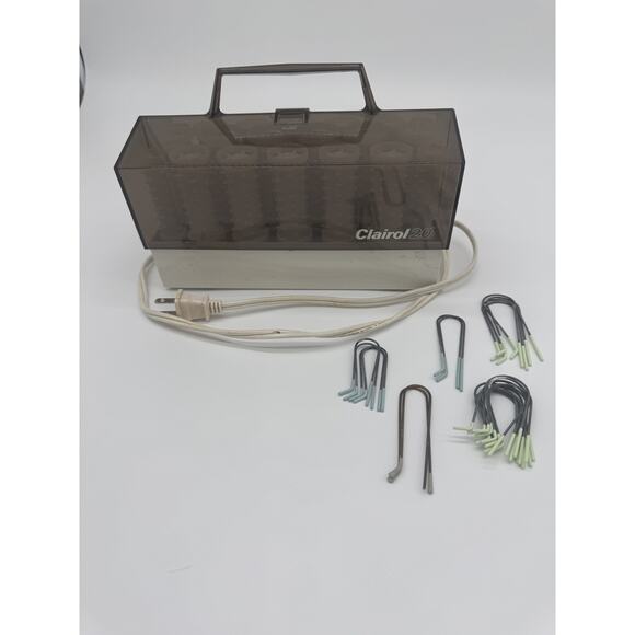 Clairol C20 S-Z Instant Hairsetter Hot Curlers Clips Tested Denmark Pageant - Picture 1 of 5